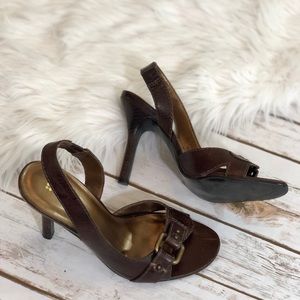 Naturalizer Slingback  Sandal, leather Upper   7 M